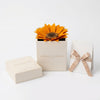 Caja de rosas blancas Le Tournesol Blanco de BELLE FLEUR ECUADOR, con flores frescas y elegantes en una presentación moderna